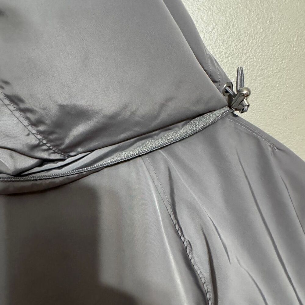 Athleta gray silver dippity anorak jacket size small - Picture 6 of 9